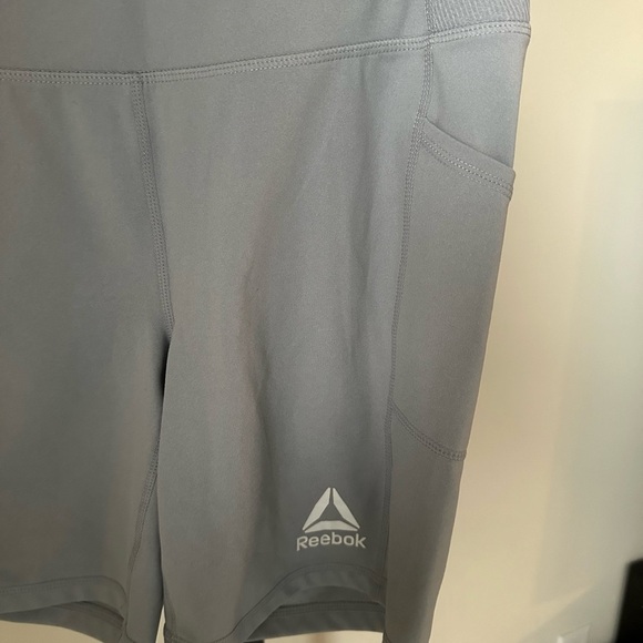 Reebok Women's Bike Shorts in Gray - Picture 2 of 5